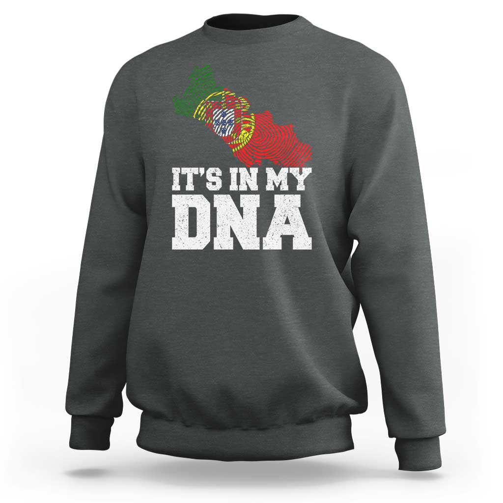 Its in My DNA Portugal Sweatshirt Portuguese Flag Portugal Boy Girl Gift - Wonder Print Shop