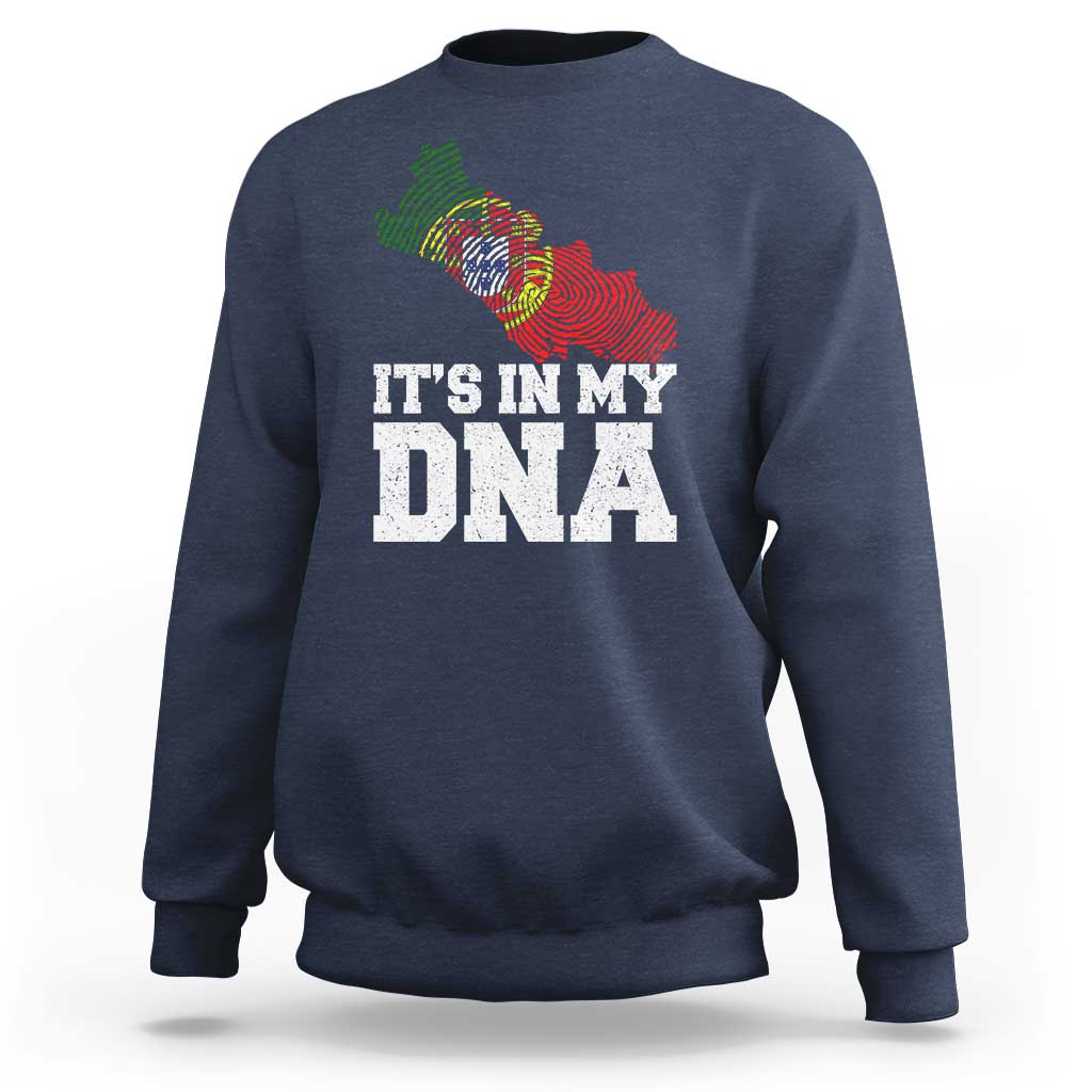 Its in My DNA Portugal Sweatshirt Portuguese Flag Portugal Boy Girl Gift - Wonder Print Shop