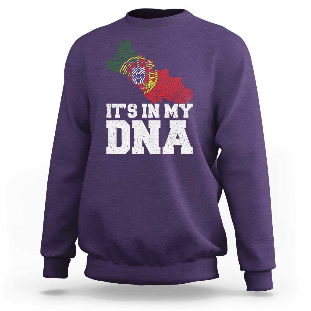 Its in My DNA Portugal Sweatshirt Portuguese Flag Portugal Boy Girl Gift - Wonder Print Shop