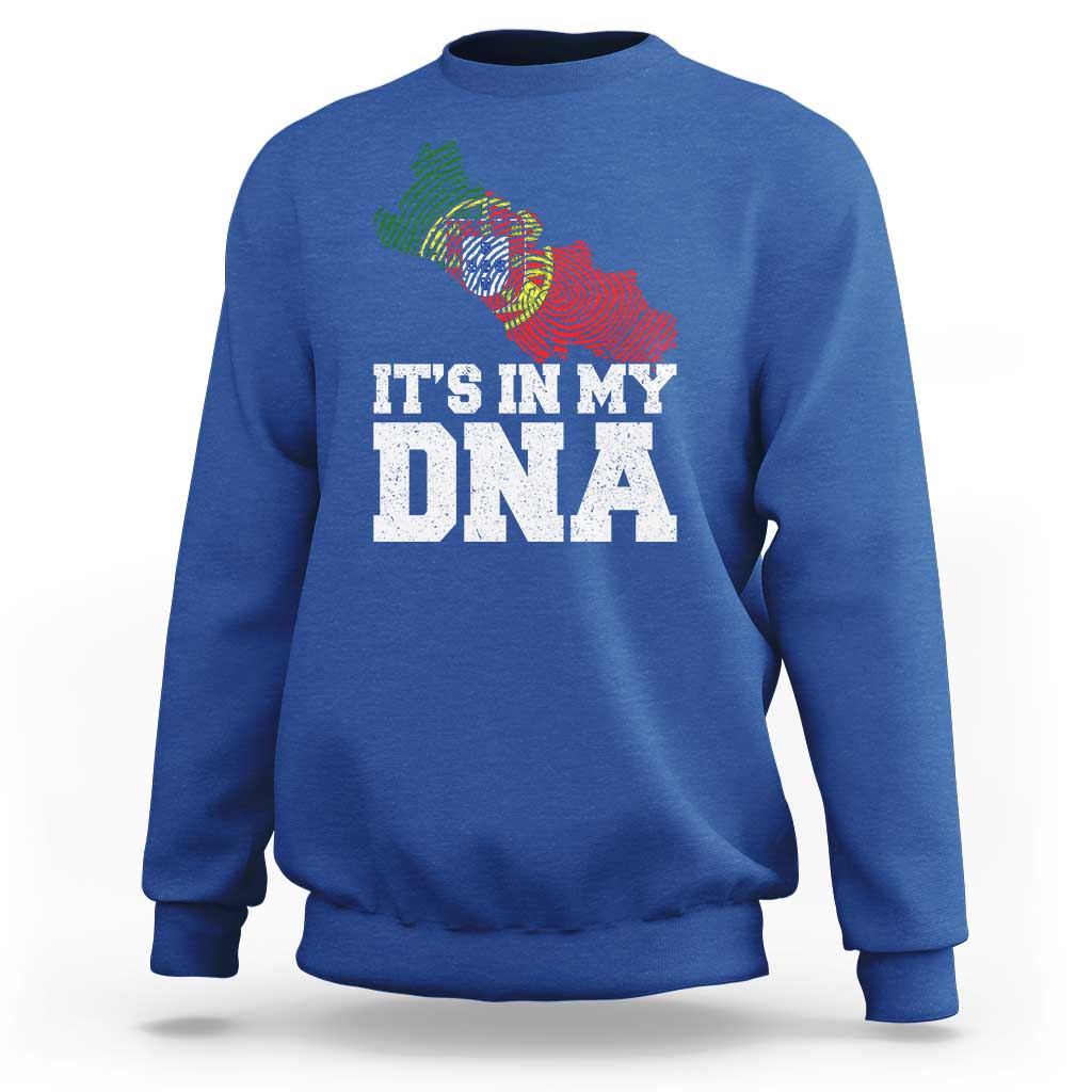 Its in My DNA Portugal Sweatshirt Portuguese Flag Portugal Boy Girl Gift - Wonder Print Shop