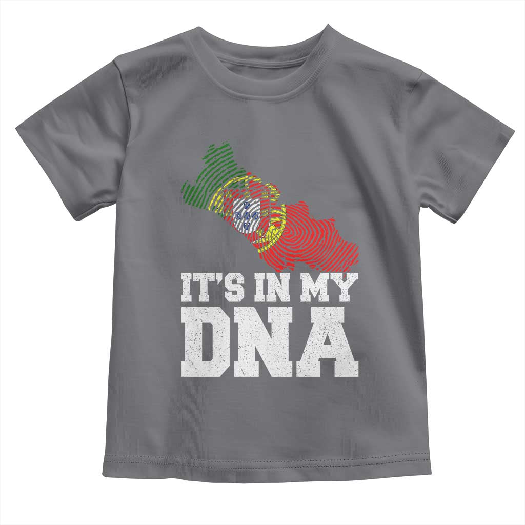 Its in My DNA Portugal Toddler T Shirt Portuguese Flag Portugal Boy Girl Gift - Wonder Print Shop