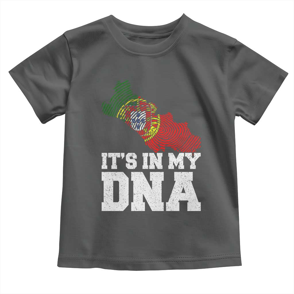 Its in My DNA Portugal Toddler T Shirt Portuguese Flag Portugal Boy Girl Gift - Wonder Print Shop