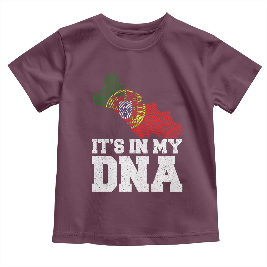 Its in My DNA Portugal Toddler T Shirt Portuguese Flag Portugal Boy Girl Gift - Wonder Print Shop