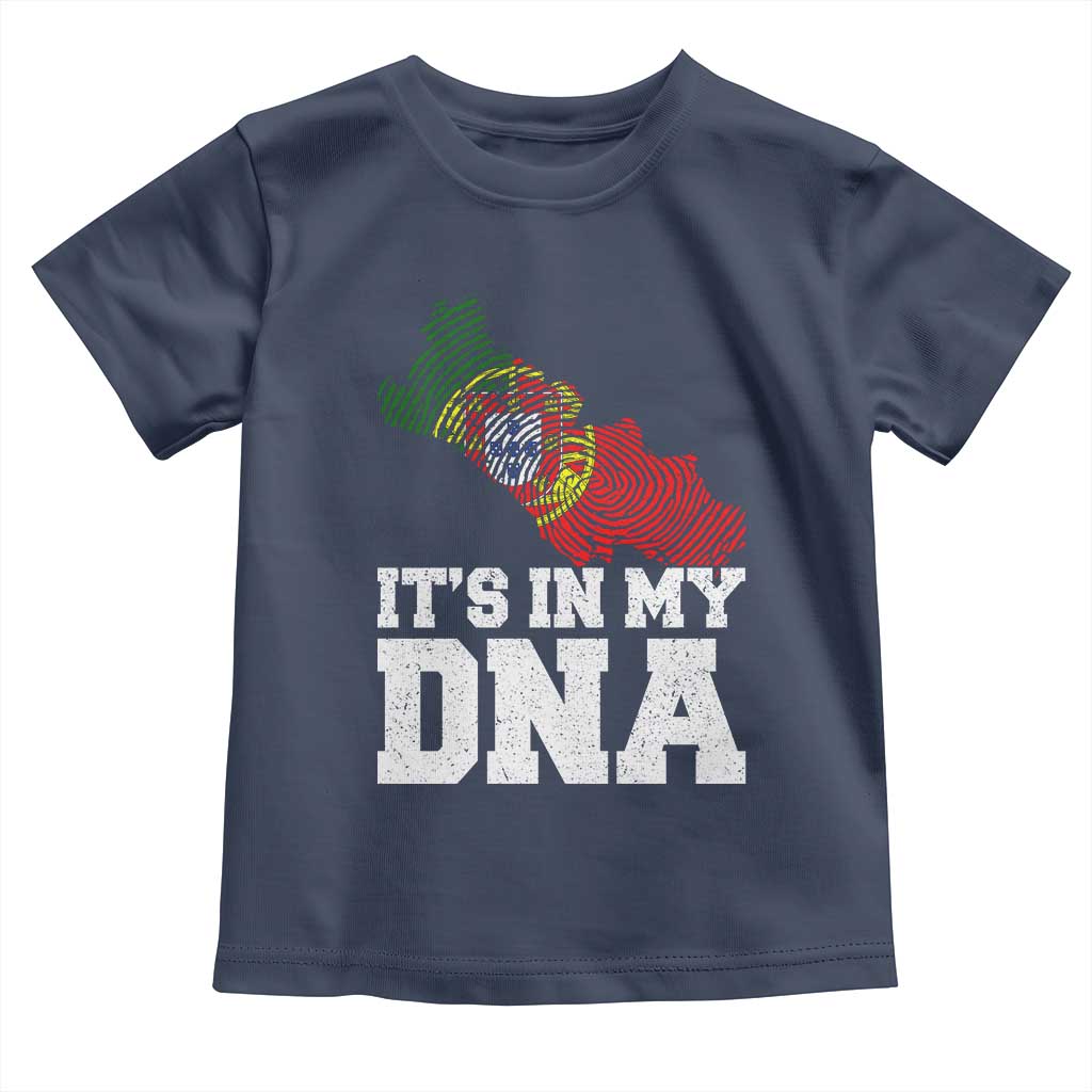 Its in My DNA Portugal Toddler T Shirt Portuguese Flag Portugal Boy Girl Gift - Wonder Print Shop