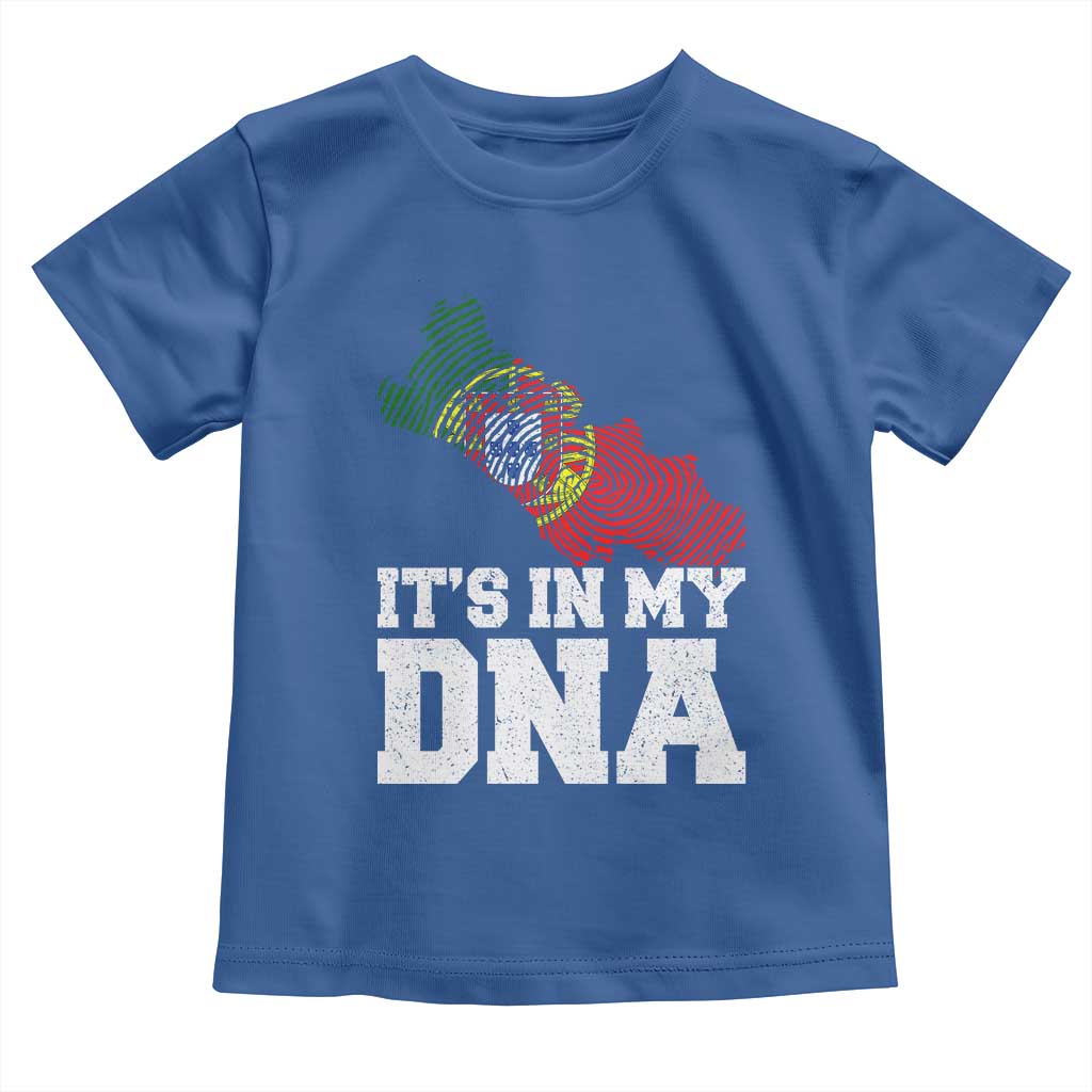 Its in My DNA Portugal Toddler T Shirt Portuguese Flag Portugal Boy Girl Gift - Wonder Print Shop