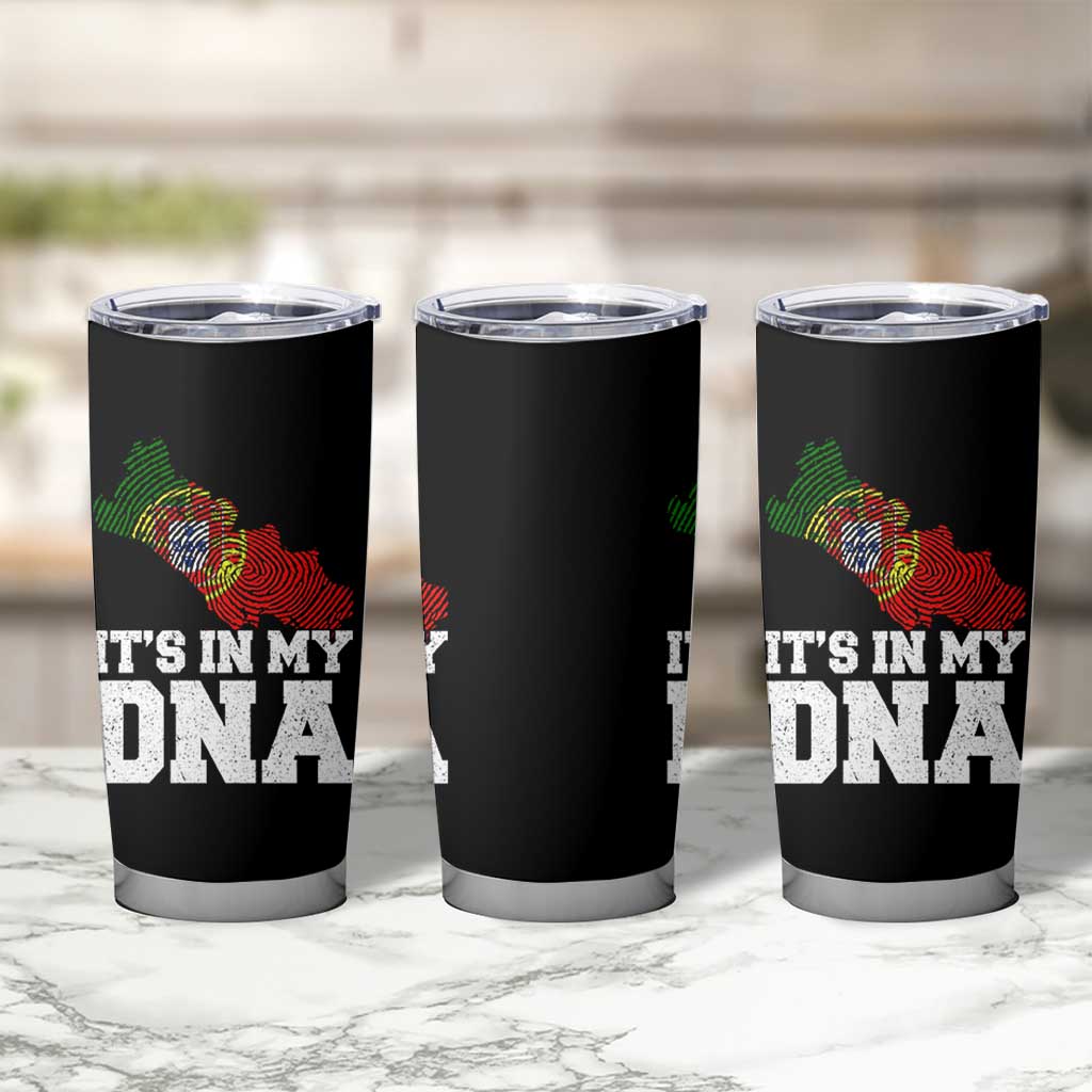 Its in My DNA Portugal Tumbler Cup Portuguese Flag Portugal Boy Girl Gift - Wonder Print Shop