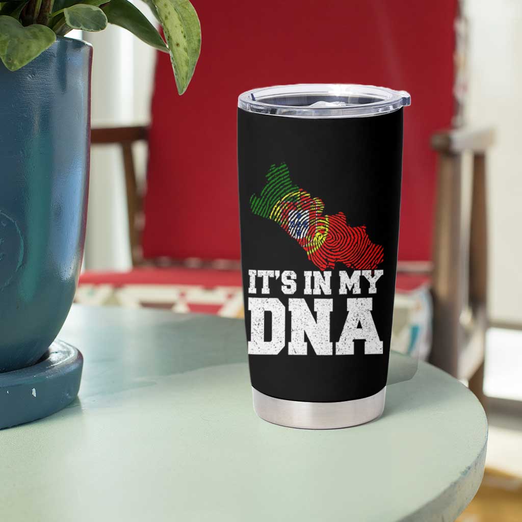 Its in My DNA Portugal Tumbler Cup Portuguese Flag Portugal Boy Girl Gift - Wonder Print Shop
