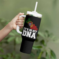 Its in My DNA Portugal Tumbler With Handle Portuguese Flag Portugal Boy Girl Gift - Wonder Print Shop