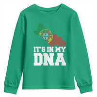 Its in My DNA Portugal Youth Sweatshirt Portuguese Flag Portugal Boy Girl Gift - Wonder Print Shop
