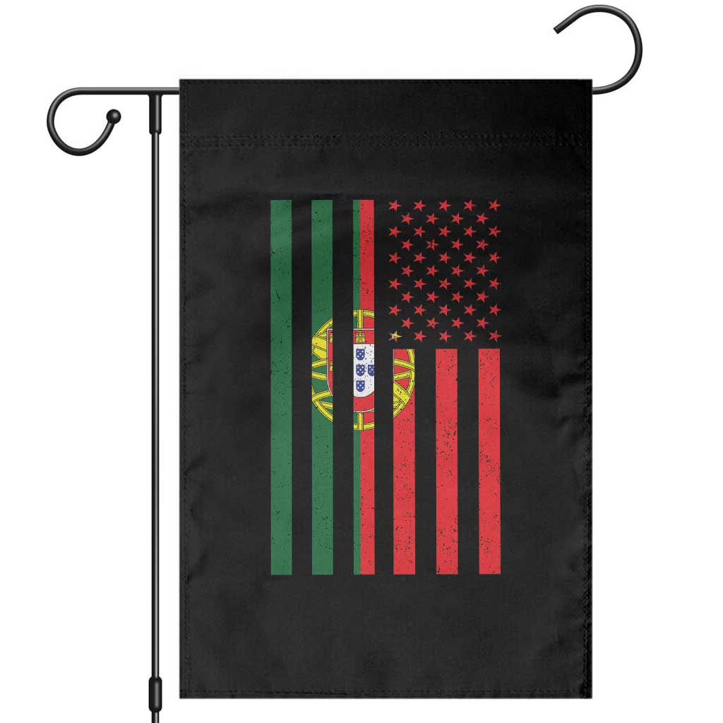 Portuguese Flag Garden Flag Vintage USA Flag Portugal Pride Gifts - Wonder Print Shop