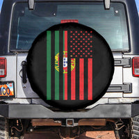 Portuguese Flag Spare Tire Cover Vintage USA Flag Portugal Pride Gifts - Wonder Print Shop