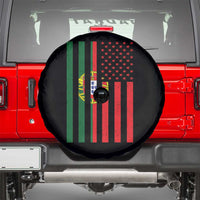 Portuguese Flag Spare Tire Cover Vintage USA Flag Portugal Pride Gifts - Wonder Print Shop
