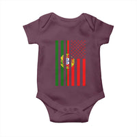 Portuguese Flag Baby Onesie Vintage USA Flag Portugal Pride Gifts - Wonder Print Shop