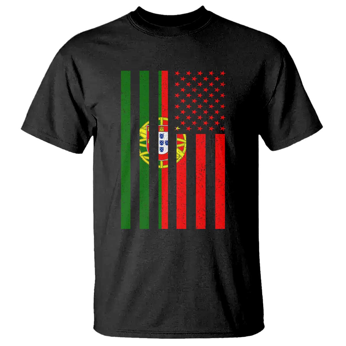 Portuguese Flag T Shirt Vintage USA Flag Portugal Pride Gifts - Wonder Print Shop