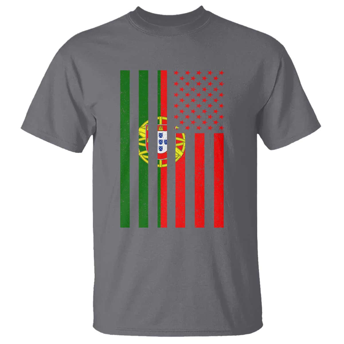 Portuguese Flag T Shirt Vintage USA Flag Portugal Pride Gifts - Wonder Print Shop