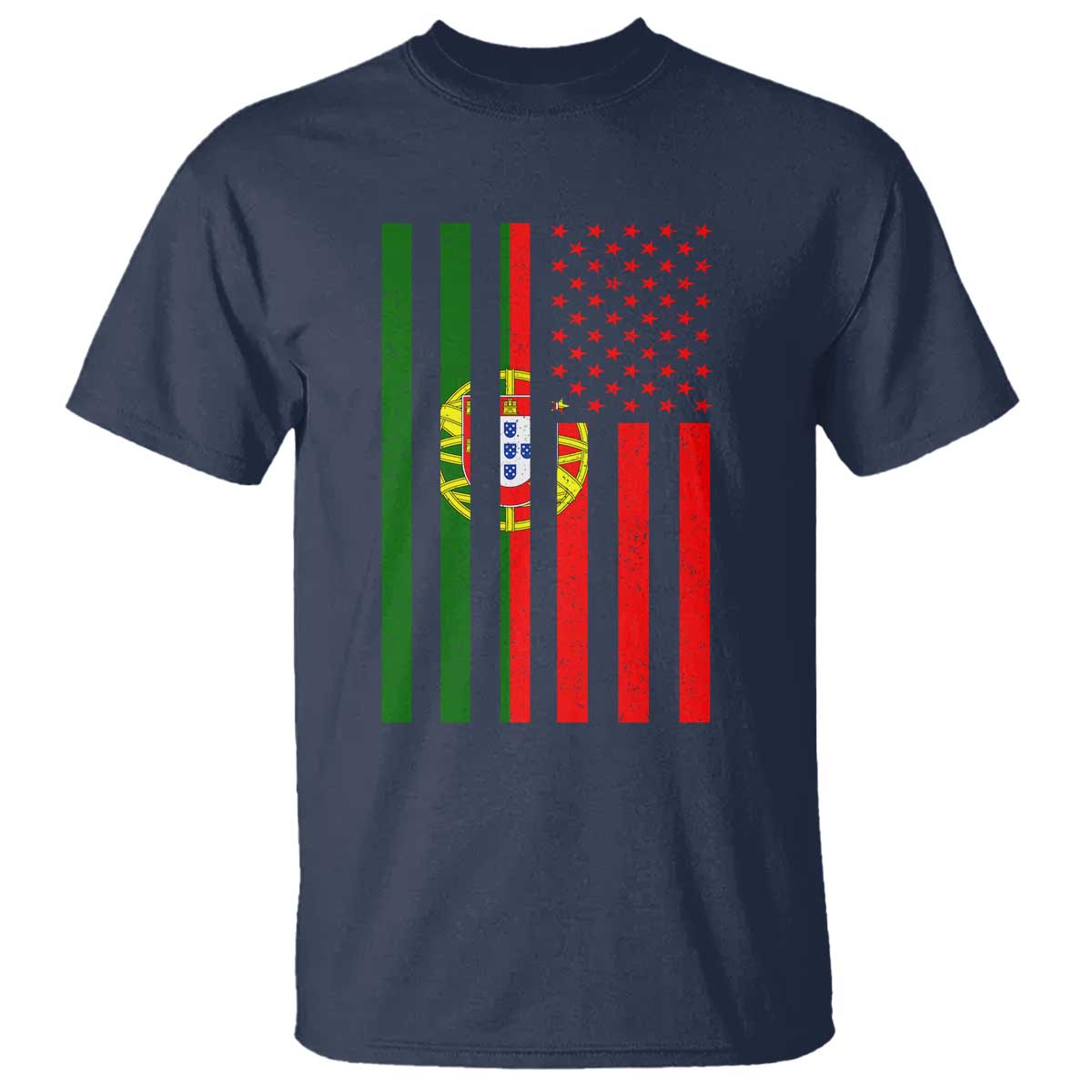 Portuguese Flag T Shirt Vintage USA Flag Portugal Pride Gifts - Wonder Print Shop