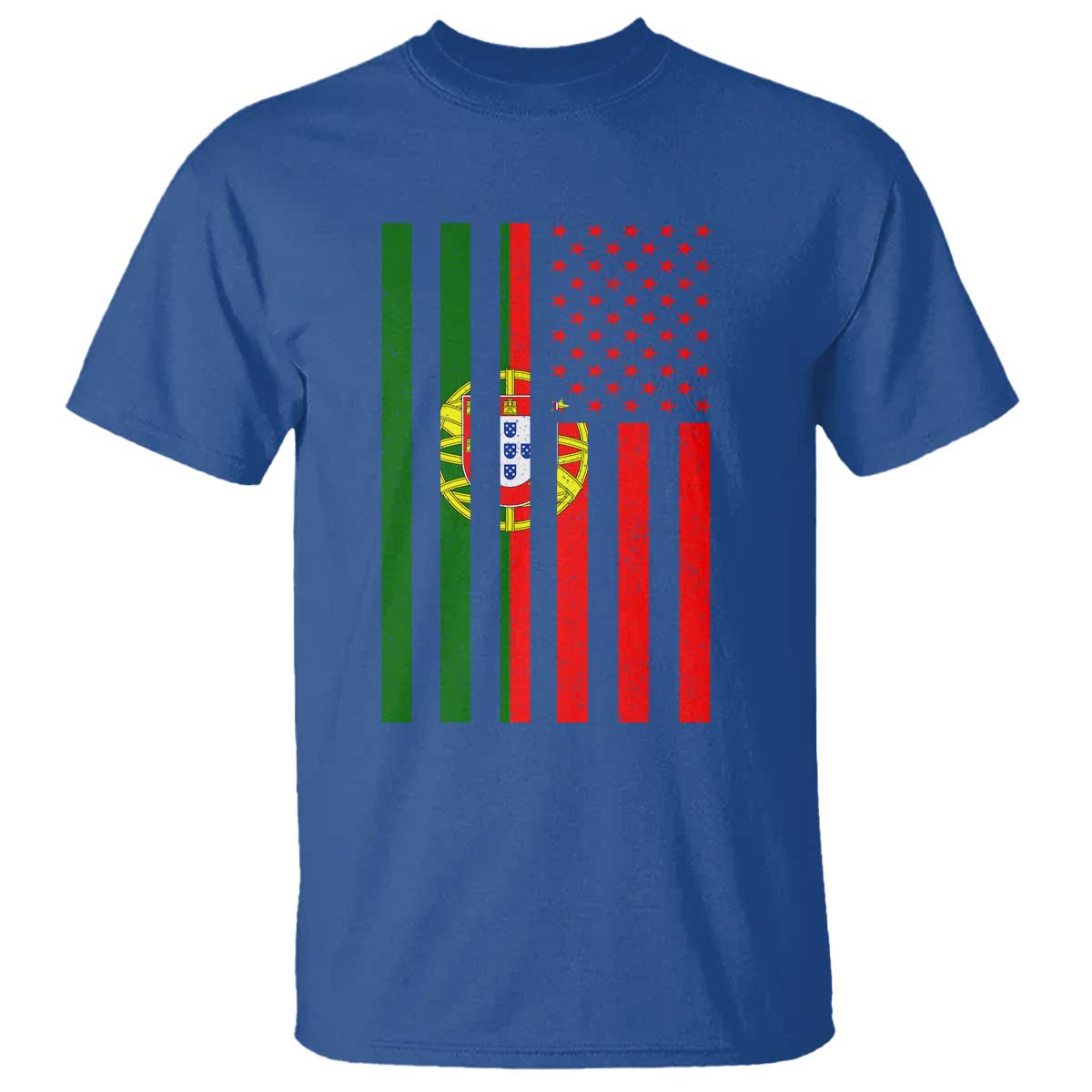 Portuguese Flag T Shirt Vintage USA Flag Portugal Pride Gifts - Wonder Print Shop
