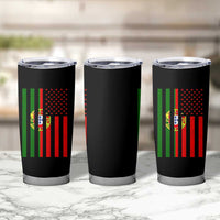 Portuguese Flag Tumbler Cup Vintage USA Flag Portugal Pride Gifts - Wonder Print Shop