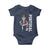 Portugal Soccer Baby Onesie Skeleton Portuguese Flag Futebol Football Player - Wonder Print Shop