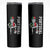 Portugal Soccer Skinny Tumbler Skeleton Portuguese Flag Futebol Football Player - Wonder Print Shop