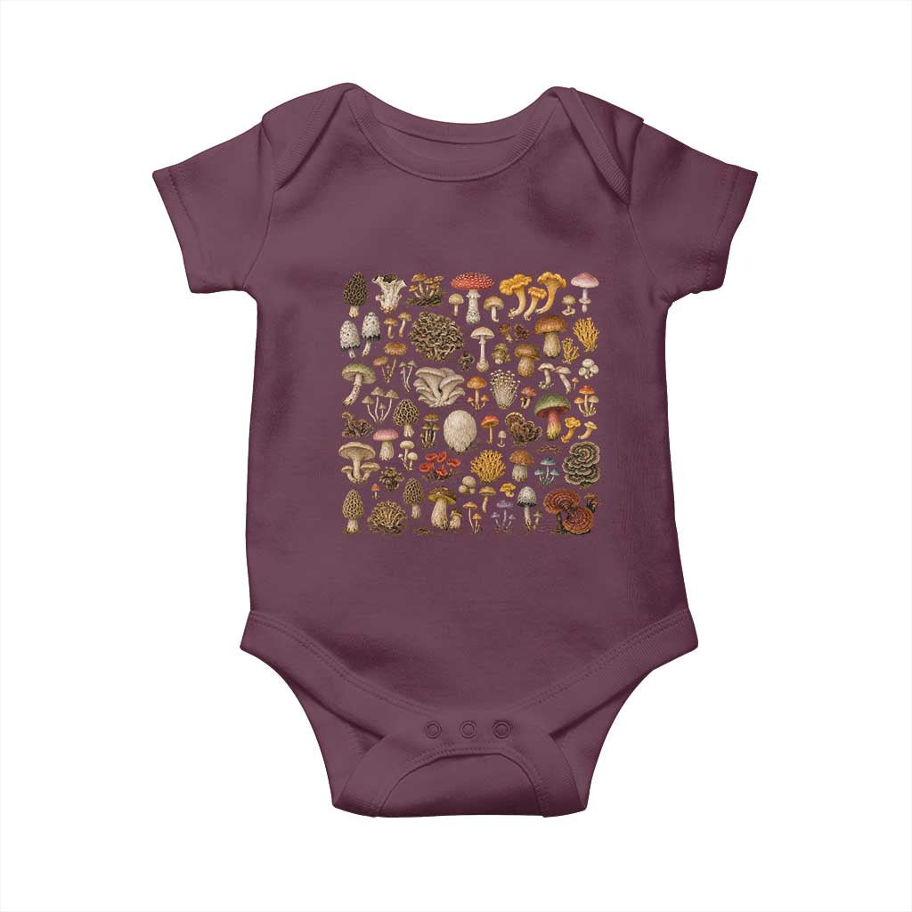 Mushroom Lovers Baby Onesie Mycology Fungi Foraging Mushroom Whisperer
