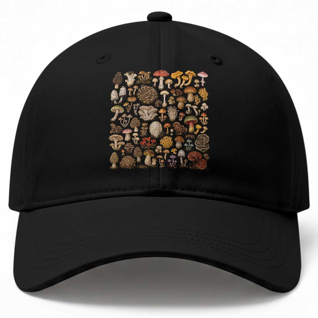 Mushroom Lovers Baseball Cap Mycology Fungi Foraging Mushroom Whisperer