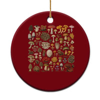 Mushroom Lovers Ceramic Ornament Mycology Fungi Foraging Mushroom Whisperer