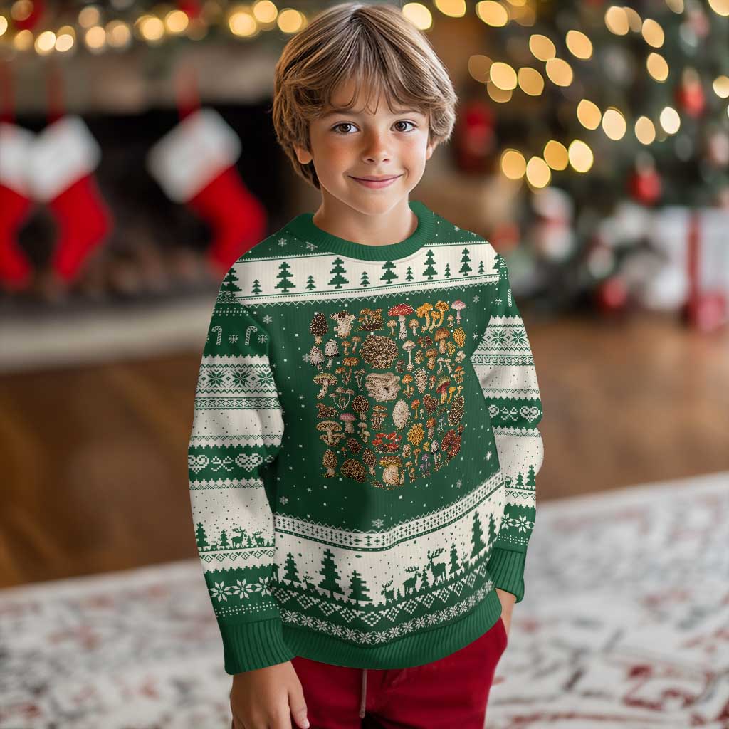 Mushroom Lovers Ugly Christmas Sweater Mycology Fungi Foraging Mushroom Whisperer