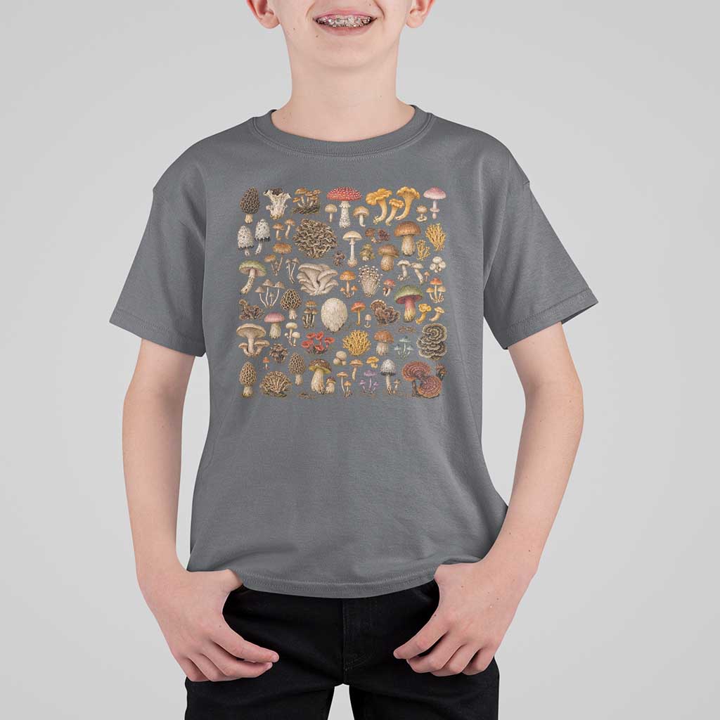 Mushroom Lovers T Shirt For Kid Mycology Fungi Foraging Mushroom Whisperer