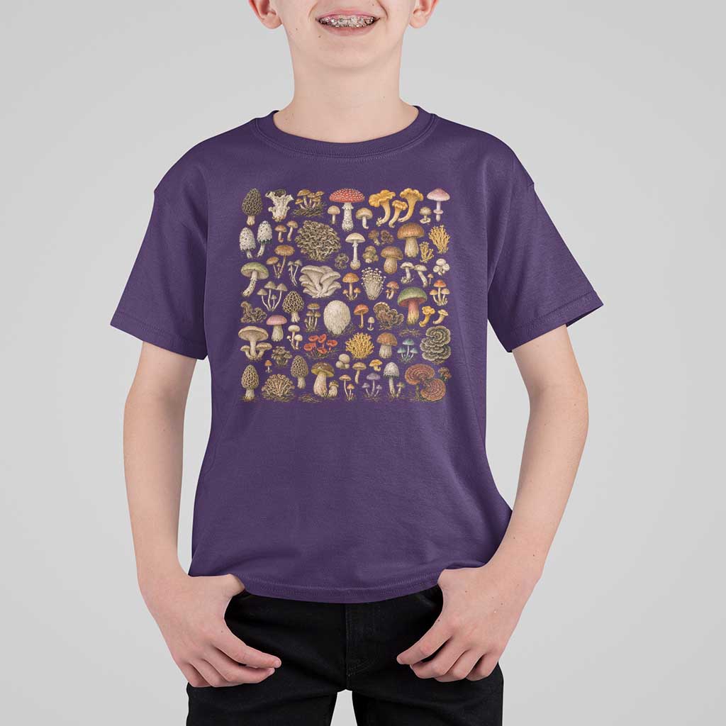 Mushroom Lovers T Shirt For Kid Mycology Fungi Foraging Mushroom Whisperer
