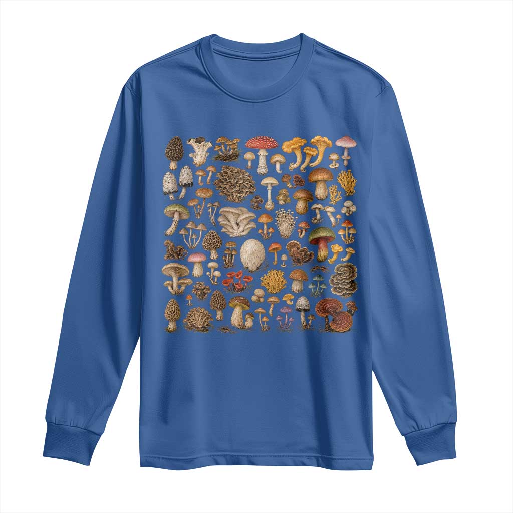 Mushroom Lovers Long Sleeve Shirt Mycology Fungi Foraging Mushroom Whisperer