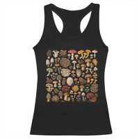 Mushroom Lovers Racerback Tank Top Mycology Fungi Foraging Mushroom Whisperer