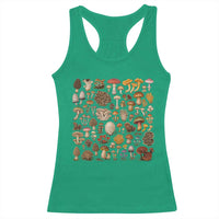 Mushroom Lovers Racerback Tank Top Mycology Fungi Foraging Mushroom Whisperer
