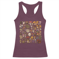 Mushroom Lovers Racerback Tank Top Mycology Fungi Foraging Mushroom Whisperer