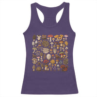Mushroom Lovers Racerback Tank Top Mycology Fungi Foraging Mushroom Whisperer