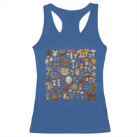 Mushroom Lovers Racerback Tank Top Mycology Fungi Foraging Mushroom Whisperer