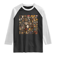 Mushroom Lovers Raglan Shirt Mycology Fungi Foraging Mushroom Whisperer