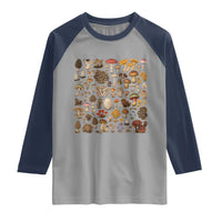 Mushroom Lovers Raglan Shirt Mycology Fungi Foraging Mushroom Whisperer