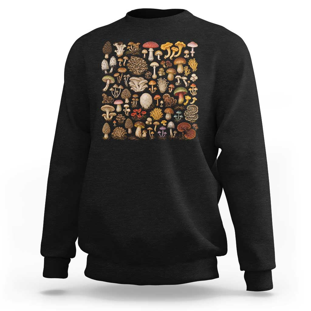 Mushroom Lovers Sweatshirt Mycology Fungi Foraging Mushroom Whisperer