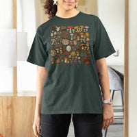 Mushroom Lovers T Shirt For Women Mycology Fungi Foraging Mushroom Whisperer
