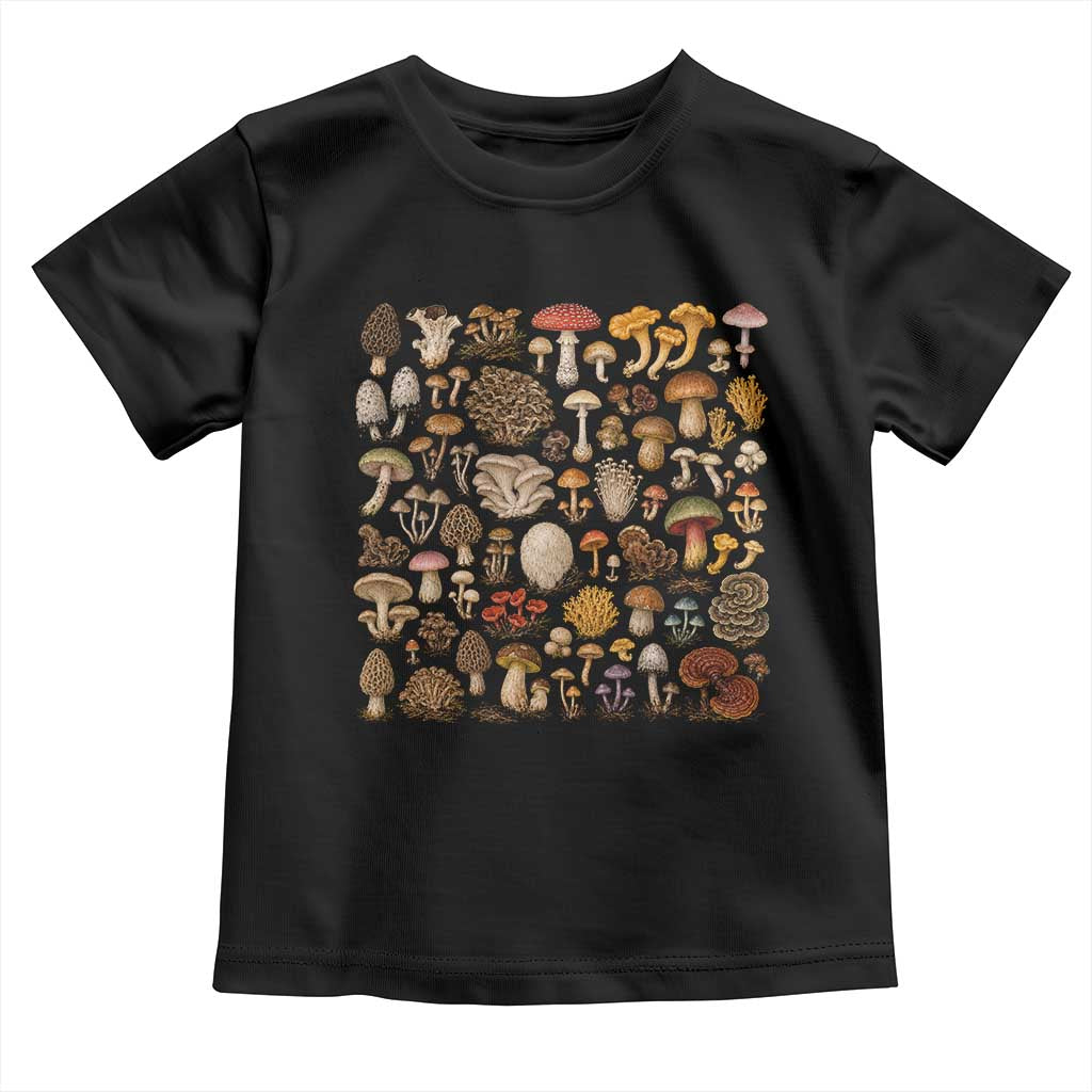Mushroom Lovers Toddler T Shirt Mycology Fungi Foraging Mushroom Whisperer