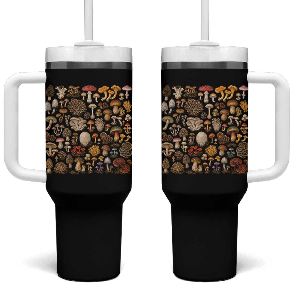 Mushroom Lovers Tumbler With Handle Mycology Fungi Foraging Mushroom Whisperer