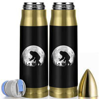 Bigfoot Mushroom Hunter Bullet Tumbler Vintage Sasquatch Art Mystical Nature Lover Retro Full Moon