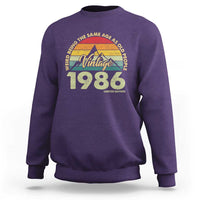 40th Birthday Sweatshirt Vintage 1986 Weird Being the Same Age as Old People 40 Year Old Gift