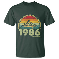 40th Birthday T Shirt Vintage 1986 Weird Being the Same Age as Old People 40 Year Old Gift
