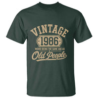 40th Birthday T Shirt Vintage 1986 40 Year Old Gift Weird Being the Same Age as Old People
