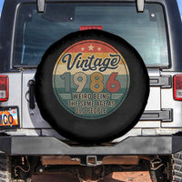 Vintage 1986 40th Birthday Spare Tire Cover 40 Year Old Gift Weird Being the Same Age as Old People