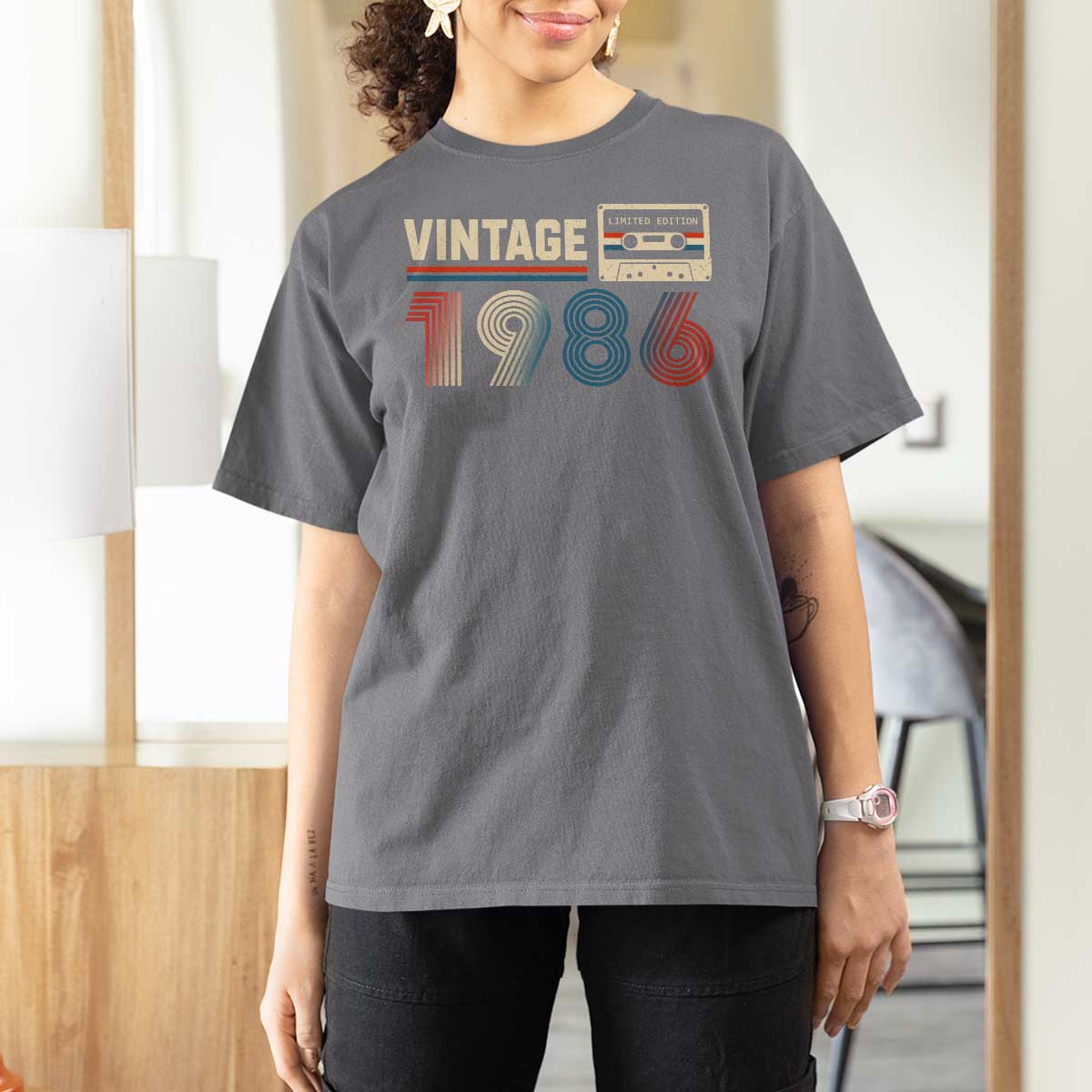 Vintage 1986 40th Birthday Gifts T Shirt For Women 40 Year Old Favors