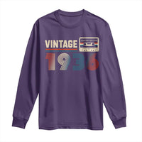 Vintage 1936 90th Birthday Gifts Long Sleeve Shirt 90 Year Old Favors
