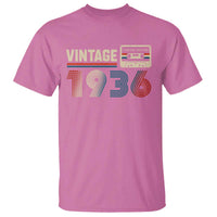 Vintage 1936 90th Birthday Gifts T Shirt 90 Year Old Favors